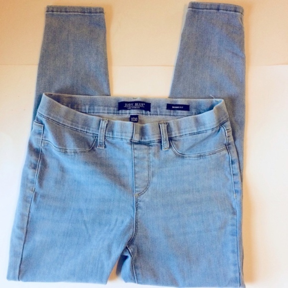 Judy Blue Blue Skinny Jeans High Waist Size 11/30